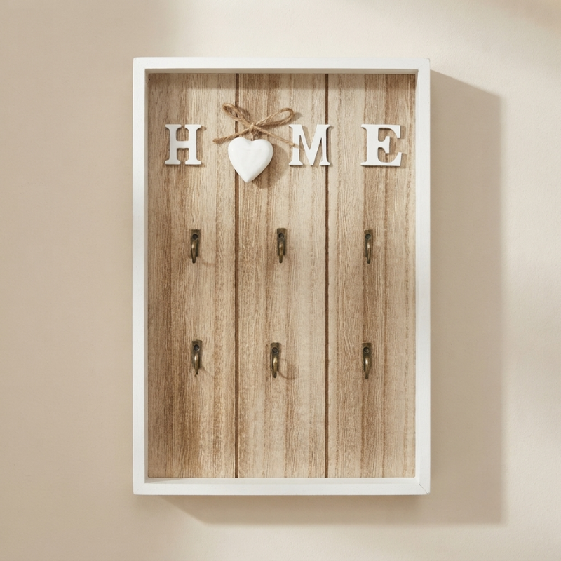 Warden key holder mounted by a door