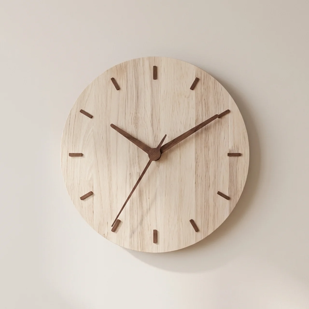 Walden wall clock shown on a living room wall